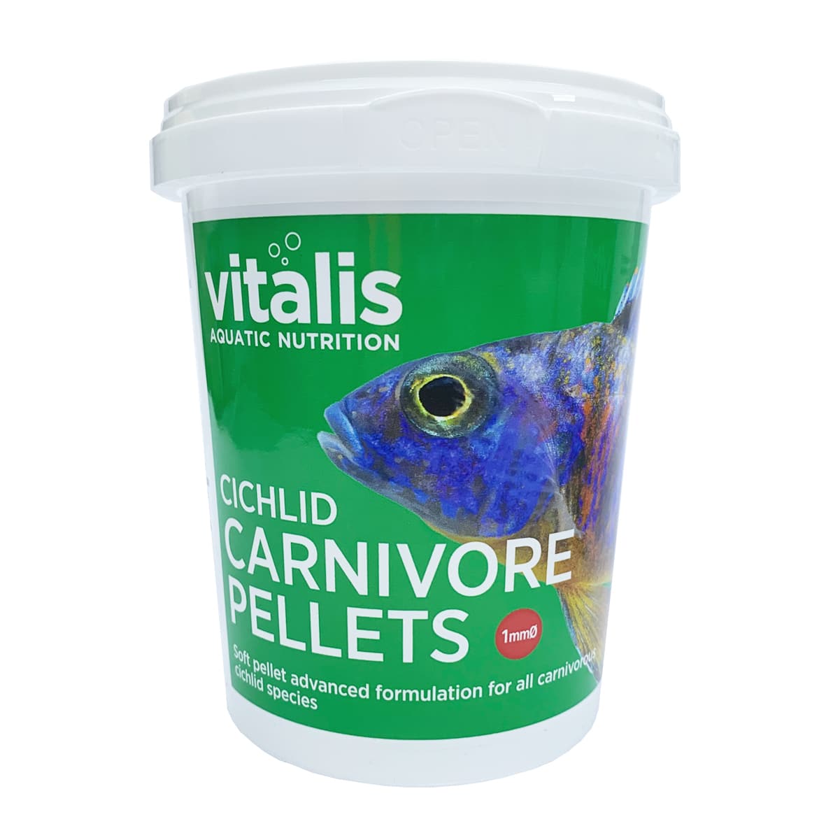 Cichlid-Carnivore-Pellets-1mm-260g-Pot-White
