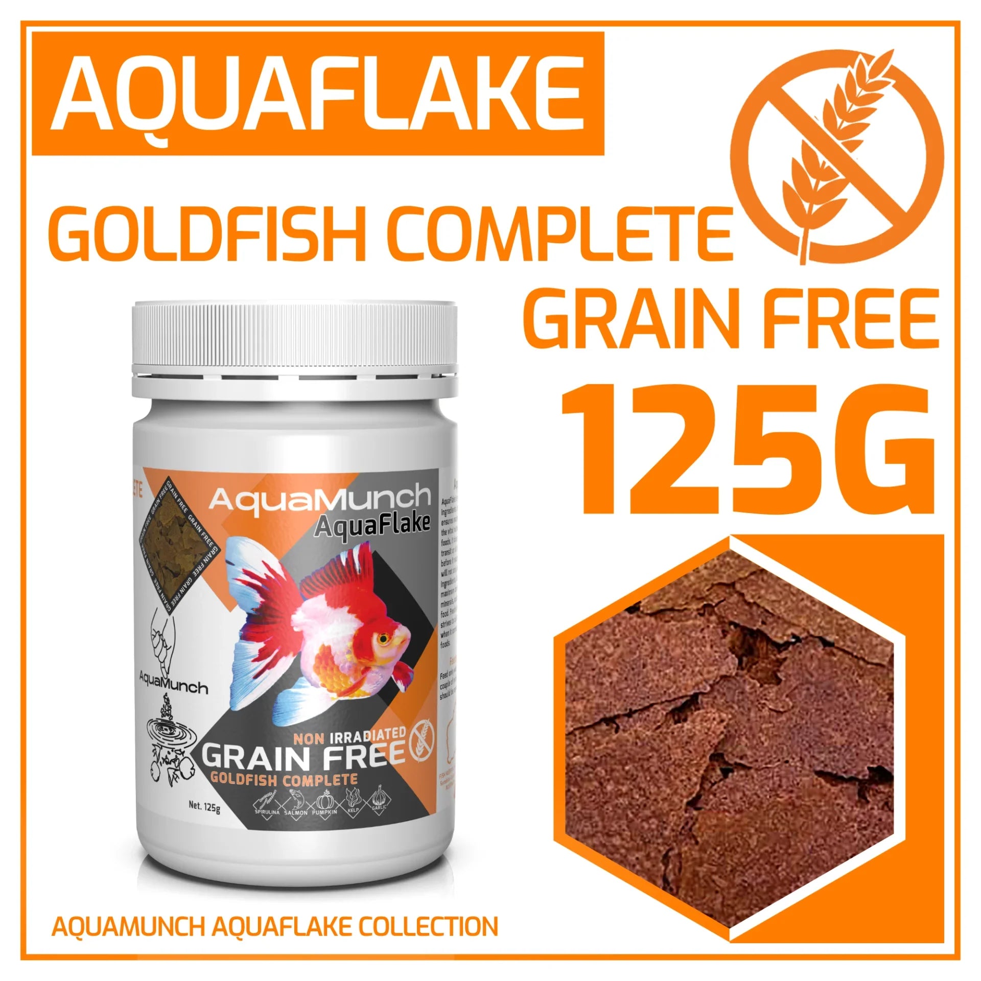 AquaFlake-Goldfish-Complete-Grain-Free-125G